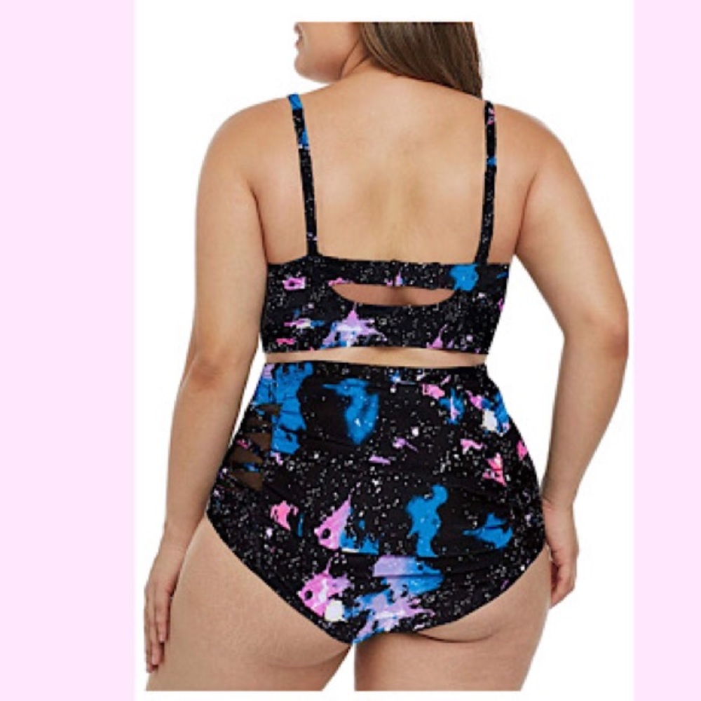 🆕Plus Size High Waist Swimsuit M-XXXL - Picture 2 of 2